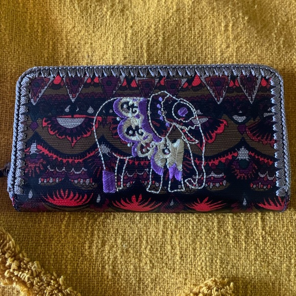 NWOT Saks Roots Wallet. - Picture 1 of 5